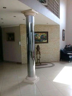 Pillars cover stainless steel&Guttes