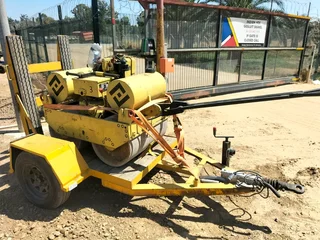 Bomag Walk- Behind Roller and Trailer (separately or sold as set)