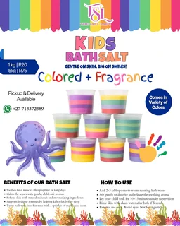 Bath salt and organic products