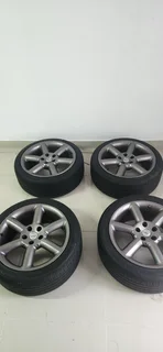 18 inch 5x114.3 nissan 350z rims and tyres R13000 onco