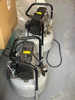 Jun-Air silent compressors both for R9000 made in Germany.