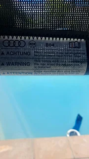 Audi Q5 FY Cargo Boot Partition Cover Dog Guard OEM 80A861691A 2018