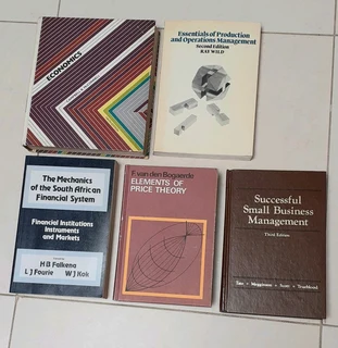 Business and Economic books. Local and international.