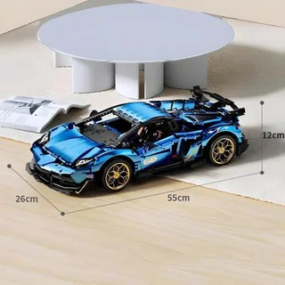 K Box 1/8 Italian SVJ V12 Supercar - Premium Model Build - 3811 Pieces - 55cm Long