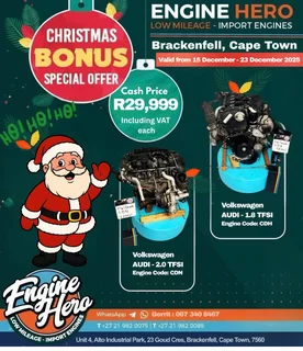 Audi | A3 | A4 | A5| A6 | TT | Q3 | Q5 | 2.0 Tfsi CDN Engine - R29 999 incl| Import Engine |