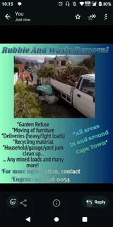 Removals from R250 a load including labour