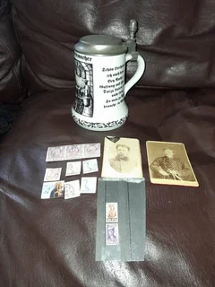 ww1 or ww2 German Kaiser Tankard and the Lot
