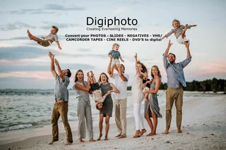 Convert Your Old Photos, Slides, VHS/Camcorder Tapes, 8/16mm Reels & DVD’s to Digital.