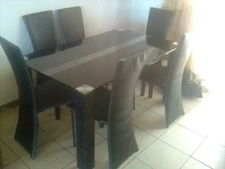 Dining table with 6 chairs