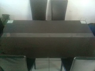 Dining table with 6 chairs