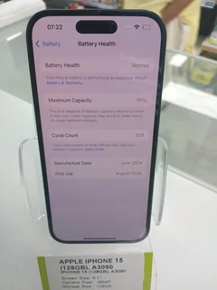 Apple iphone 15 (128GB)