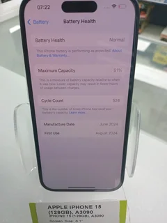 Apple iphone 15 (128GB)