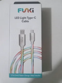 LED Type C charger 1.2m cable