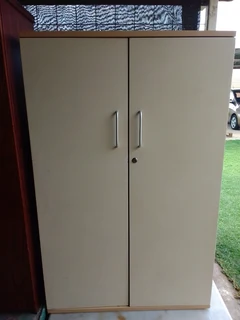 Maple & White Wooden Cupboard