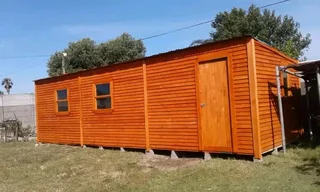 Wooden Wendy house and Nutec house