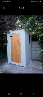 Nutec shed and wooden Wendy house