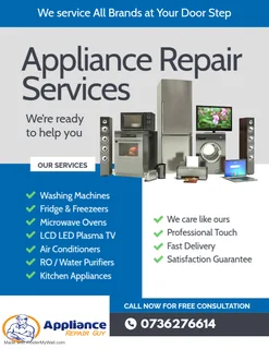 Appliance repair services