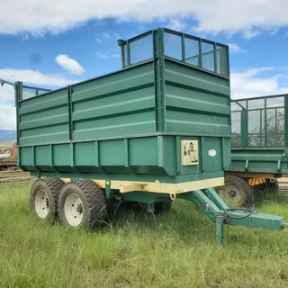 Van Zyl Staal Kuilvoer Sleepwa / Silage Trailer For Sale (012702)