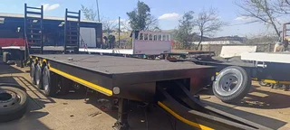 Transpec 3 Axle Drawbar 20 Ton Lowbed With Ramps For Sale (012961)