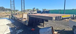 Single Axle Lowbed Trailer For Sale (013270)