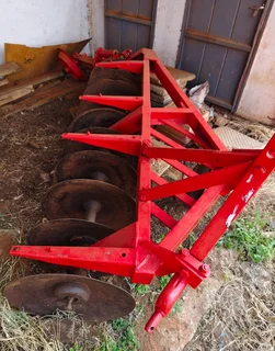 MF 10 Skottel Eenrigting Dis / One Way Disc Harrow For Sale (013364)