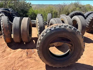12.00-24 x 11 Tires and 10 x Tubes For Sale (013396)