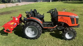 TAFE 6022 Tunnel Tractor With NEW JBH Rotavator For Sale (013556)
