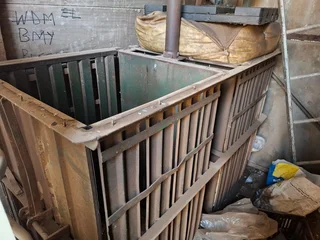 Hydraulic Double Woolpress / Hidroliese Dubbele Wolpers For Sale (014699)