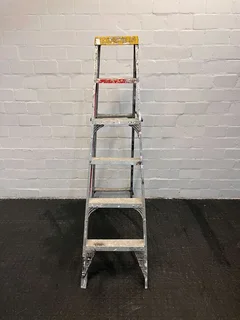 Aluminium Folding Work Ladder (with Paint Marks)- A50166