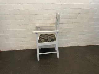 White Wooden Armchair - PRICE DROP- A44661