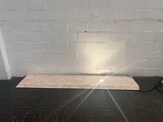 Marble Print Shelf RHS with Down Light- A45947