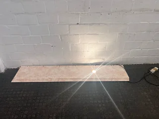 Marble Print Shelf RHS with Down Light- A45947