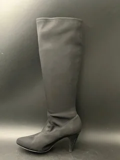 Black Fabric Boot (size 3)- A41262