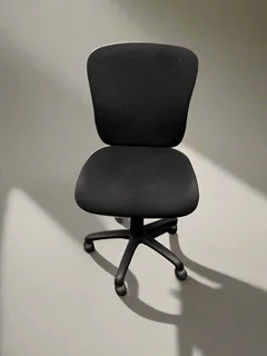 Ergonomic Black Office Chair with Smooth Rolling Wheels- A54579