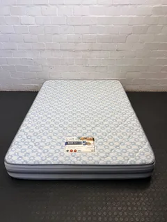 Comfortable Blue Double Mattress – Slightly Worn, Perfect for Sleeping ️- A55654