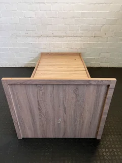 Modern Light Wood Single Bed Frame - Minor Wear - REDUCED- A53052