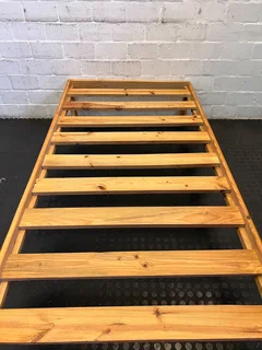 ️ Sturdy Pine Wooden Bed Frame with Minor Scuffs - Great Condition - REDUCED- A53257