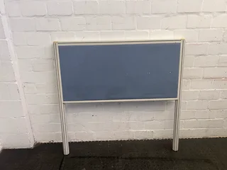 Small Steel Framed Blue Divider (122cm x 119cm)- A46689