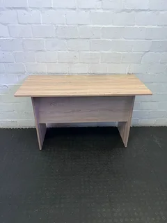 Compact Light Wood Desk with 2 Drawers - Home Office/Study- A56634