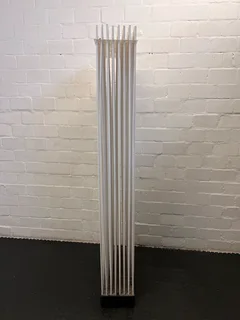 Modern Vertical Slat Room Divider – Minor Wear- A54568