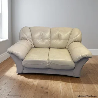 Classic Cream Two-Seater Sofa- A56709