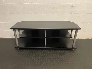 Black and Grey Simple TV Stand - PRICE DROP- A44652