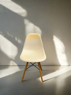 White Wooden Leg Dining Chairs - Price Drop- A47109