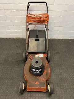 Mirage Electric Orange Lawnmower (Peeling Paint)- A50947