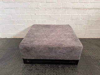 Grey Material Ottoman - Price Drop- A46712