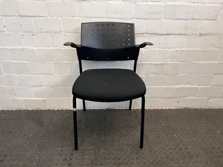 Black Visitors Armchair- A46003