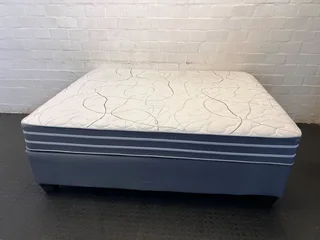 Sleepmasters Seattle MKO Queen Mattress &amp; Base Set- A56718