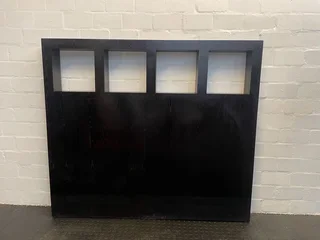 Dark Wood Queen Size Headboard- A43282