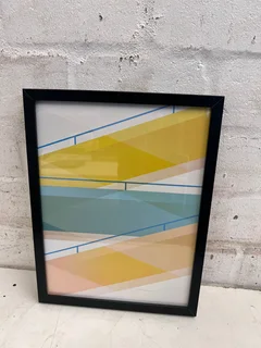 Abstract Barrier Artwork- A48012