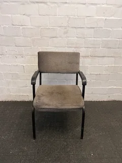 Grey Visitors Chair- A48349